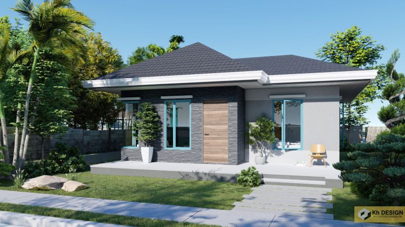Picture of One Storey Home Design with Well-Organized Interior 