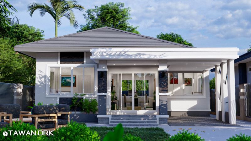 Picture of Graceful Modern Home Plan with Enduring Appeal