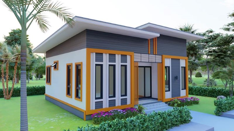 Picture of Unique Bungalow House Plan with Stylish Character
