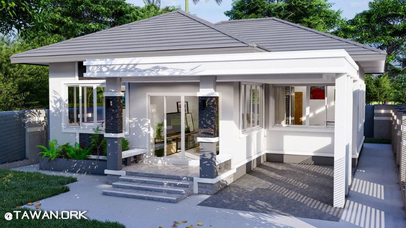 Picture of Graceful Modern Home Plan with Enduring Appeal