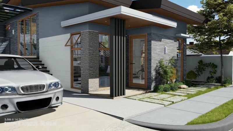 Picture of Energy Efficient Bungalow House with Natural Stone Elements 