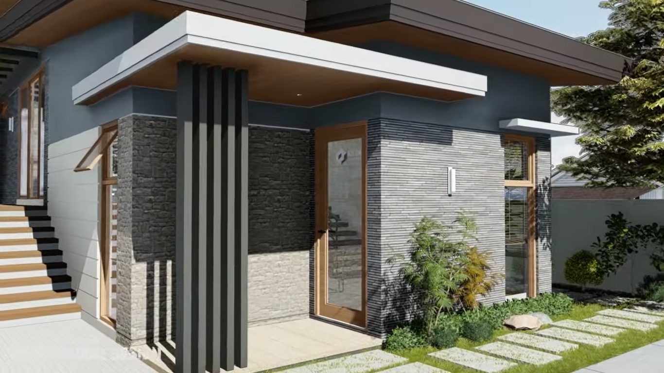 Picture of Energy Efficient Bungalow House with Natural Stone Elements 