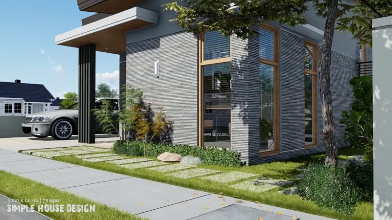 Picture of Energy Efficient Bungalow House with Natural Stone Elements 