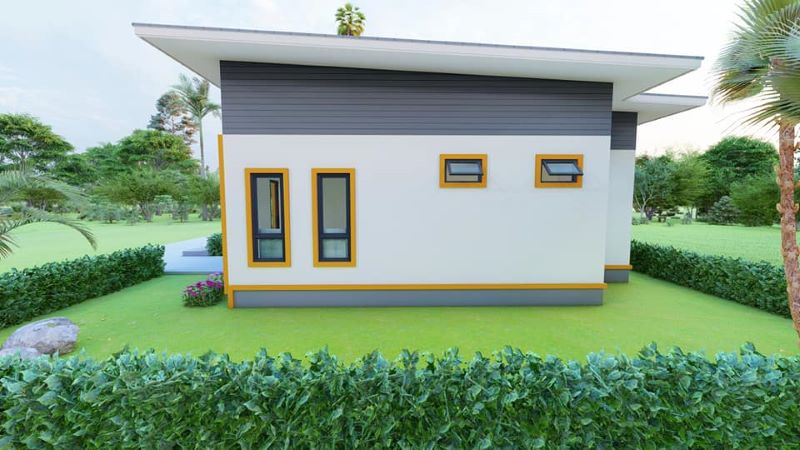 Picture of Unique Bungalow House Plan with Stylish Character