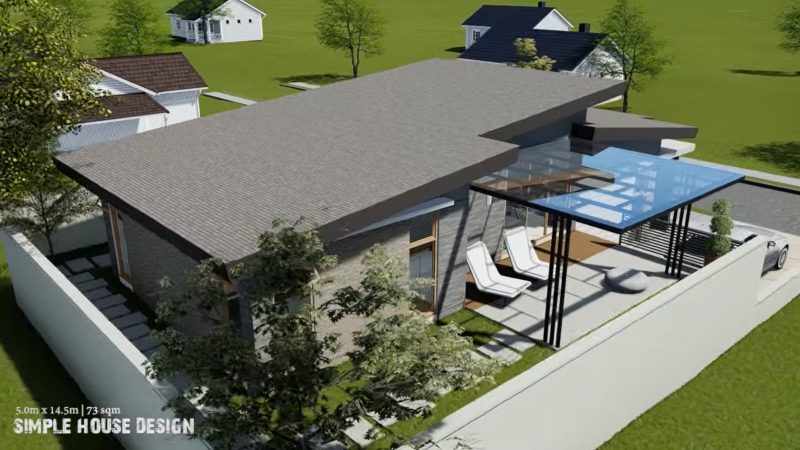 Picture of Energy Efficient Bungalow House with Natural Stone Elements 