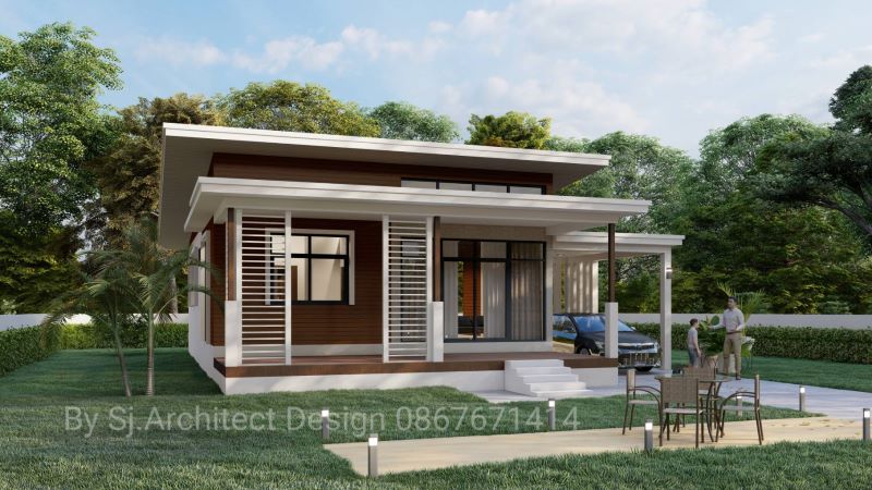 Picture of Modern Countryside Home with Cozy Outdoor Space 