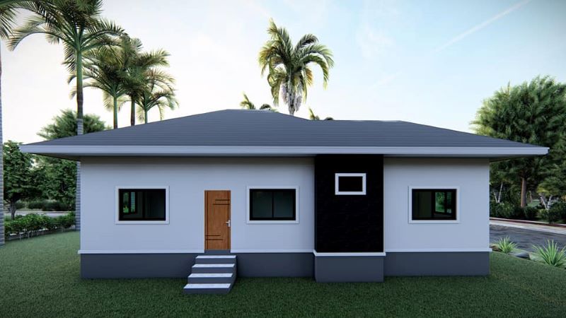 Picture of Stylish Prairie Modern Home with Cross Hip Roof