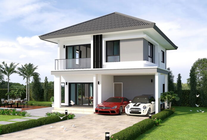 Picture of Marvelous Two-Storey House with Stunning Glass Façade