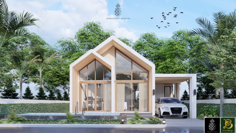 Picture of Scandinavian Style Home Plan with Gorgeous Interior 