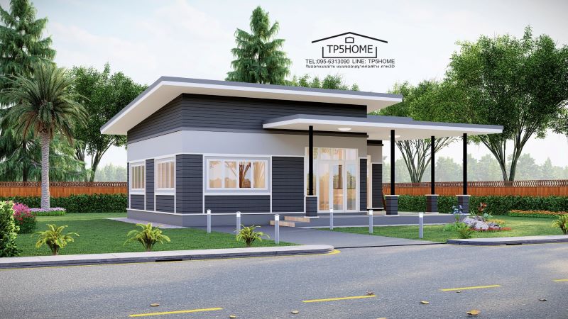 Picture of Exclusive Modern House Plan with Cozy Outdoor Lifestyle