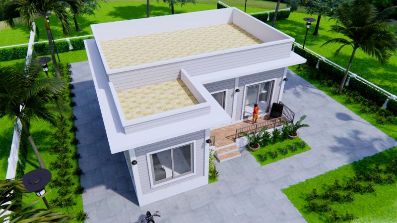 Picture of Graceful Contemporary House with Splendid Outdoor Living Space