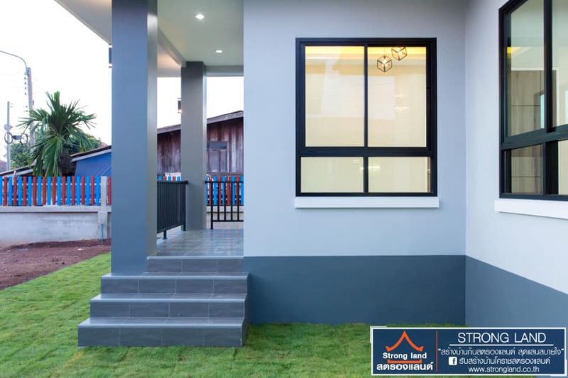 Picture of Small Contemporary Family Home Plan in Cool Tones