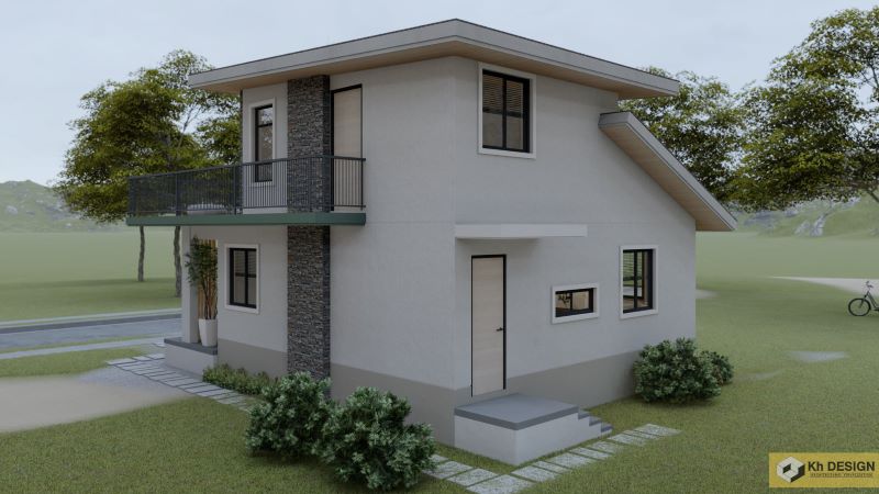 Picture of Modern Mountain Home Design with Stones Clad Wall