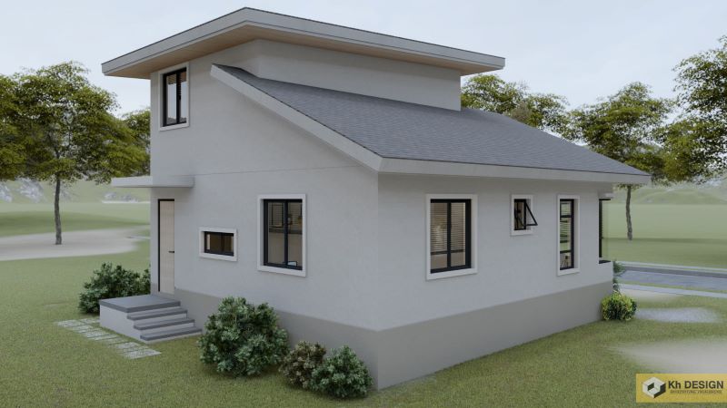 Picture of Modern Mountain Home Design with Stones Clad Wall