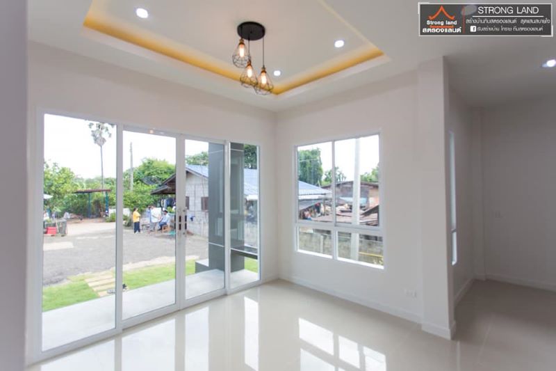 Picture of Stylish Modern One-Storey House Plan with Stone Elements