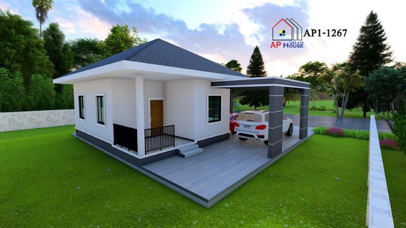 Picture of Modern Single-Storey House Plan with 3 Bedrooms