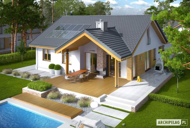 Picture of Gorgeous Contemporary Home Plan with Exciting Outdoor Living