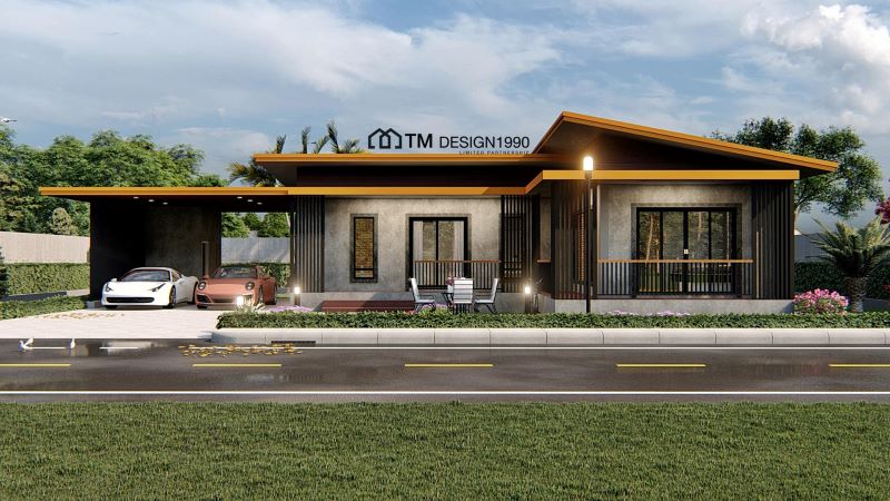 Picture of Stylish Modern Family Home with Raw Cement Exterior Finish