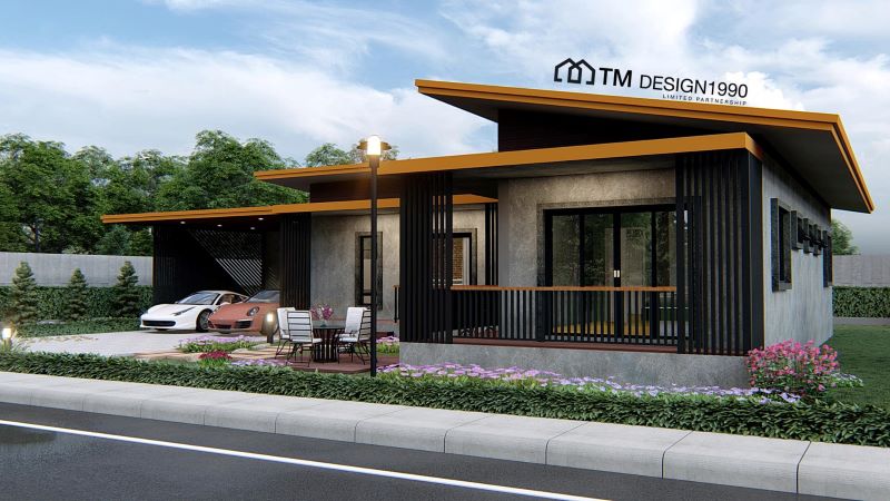 Picture of Stylish Modern Family Home with Raw Cement Exterior Finish