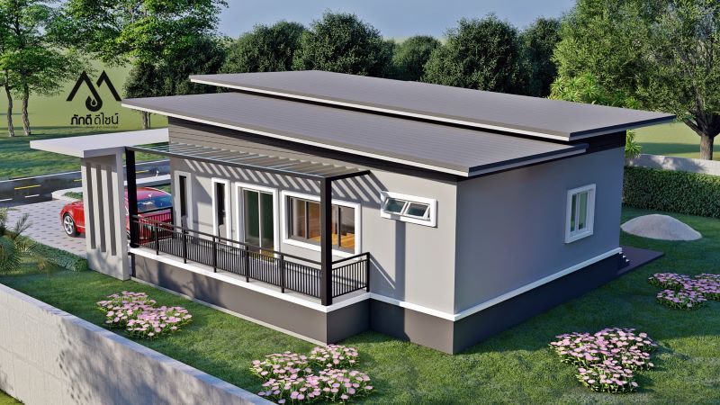 Picture of Contemporary Prairie Home Design with Imperial Exterior