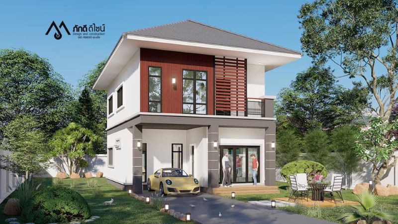 Picture of Contemporary Two Storey Home with Stylish Exterior