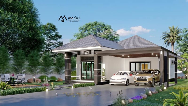 Picture of Exclusive Modern Prairie House with Brimming Landscaping
