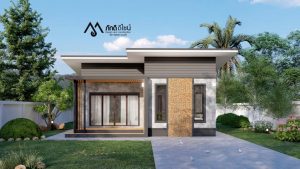 Picture of Two-Bedroom House Design with Pleasant Outdoor Space