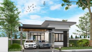 Picture of Beautiful Modern House Design with Charming Shed Roof