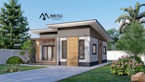 Picture of Two-Bedroom House Design with Pleasant Outdoor Space