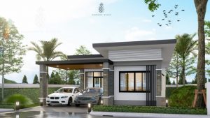 Picture of Beautiful Modern House Design with Charming Shed Roof