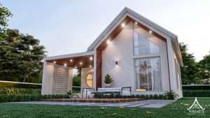 Picture of One-Storey Contemporary House Design in a Nordic Concept