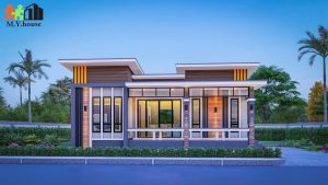 Picture of Contemporary Prairie House Design with Dazzling Outdoor Space