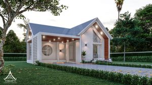 Picture of One-Storey Contemporary House Design in a Nordic Concept