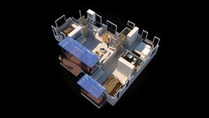 Picture of Simple Modern Family House with Raw Cement Exterior Wall Finish
