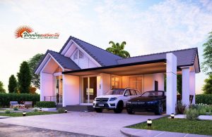 Picture of Single-Storey House Design with Two-car Garage