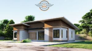 Picture of Modern Single-Storey Home Plan with Layers of Skillion Roofs