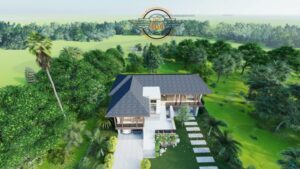 Picture of Elevated Modern Four-Bedroom House in L-Shaped Scheme