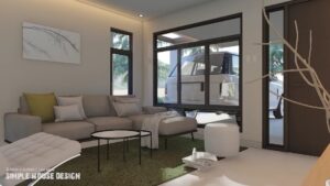 Picture of a Two-Storey Modern House Design with Regal Glass Façade