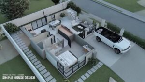 Picture of a Two-Storey Modern House Design with Regal Glass Façade