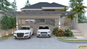 Picture of Picturesque Contemporary Home Plan with Open-Concept Living 