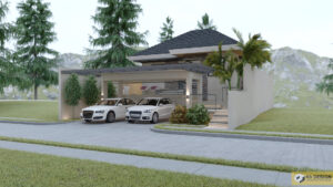 Picture of Picturesque Contemporary Home Plan with Open-Concept Living 