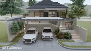 Picture of Picturesque Contemporary Home Plan with Open-Concept Living 