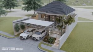 Picture of Picturesque Contemporary Home Plan with Open-Concept Living 