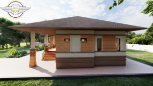Picture of Modern Single-Storey Home Plan with Thai Accent