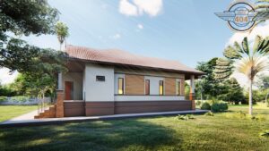 Picture of Modern Single-Storey Home Plan with Thai Accent