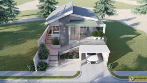 Picture of Stylish Contemporary Home Design with Superb Architectural Elements