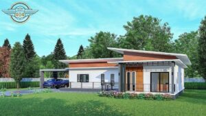 Picture of Modernized Tropical House with a Dazzling Landscape