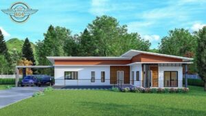 Picture of Modernized Tropical House with a Dazzling Landscape
